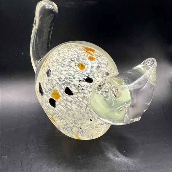 Hand Blown Glass Cat Murano Style Paperweight 🌿🌿🌿 - Picture 4 of 4